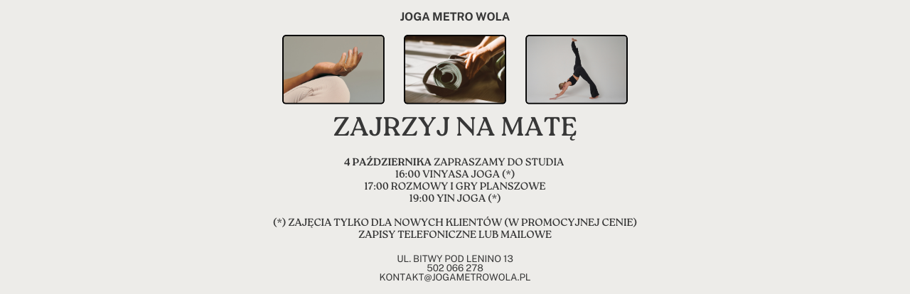 Zajrzyj na matę